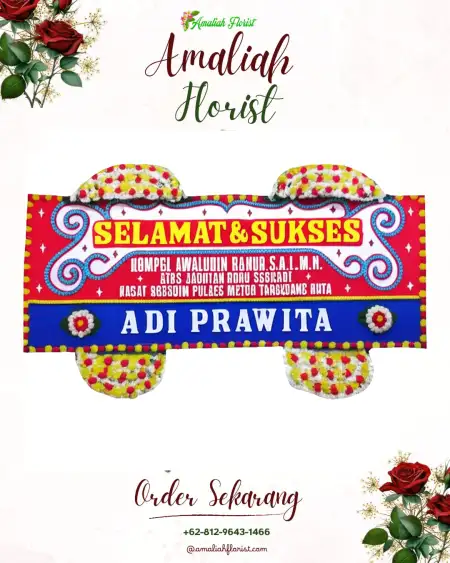 Papan Bunga Ucapan Selamat Tondano Barat
