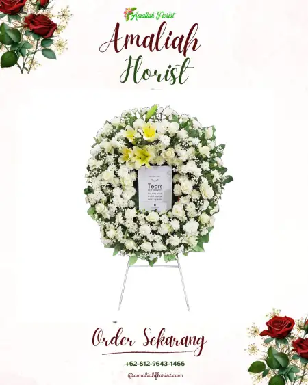 Krans Bunga Duka Tondano Barat